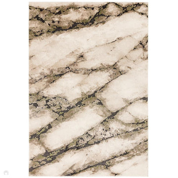 Mirage Mineral Modern Abstract Soft Hi-Lo Textured High-Density Pile Cream/Olive Green/Taupe/Charcoal Rug-Asiatic Carpets-Rug Love - The Most Loved Rug Store